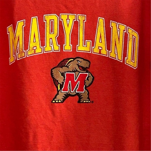 Maryland Terrapins Fanatics Women’s XL Red Pullover Sweatshirt - Picture 4 of 15